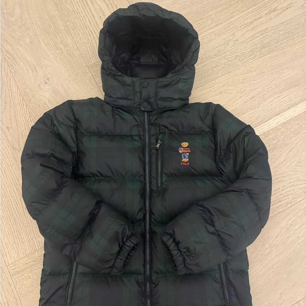 Polo by Ralph Lauren Green and Navy Jacket Age 14/16 - Picture 2 of 10